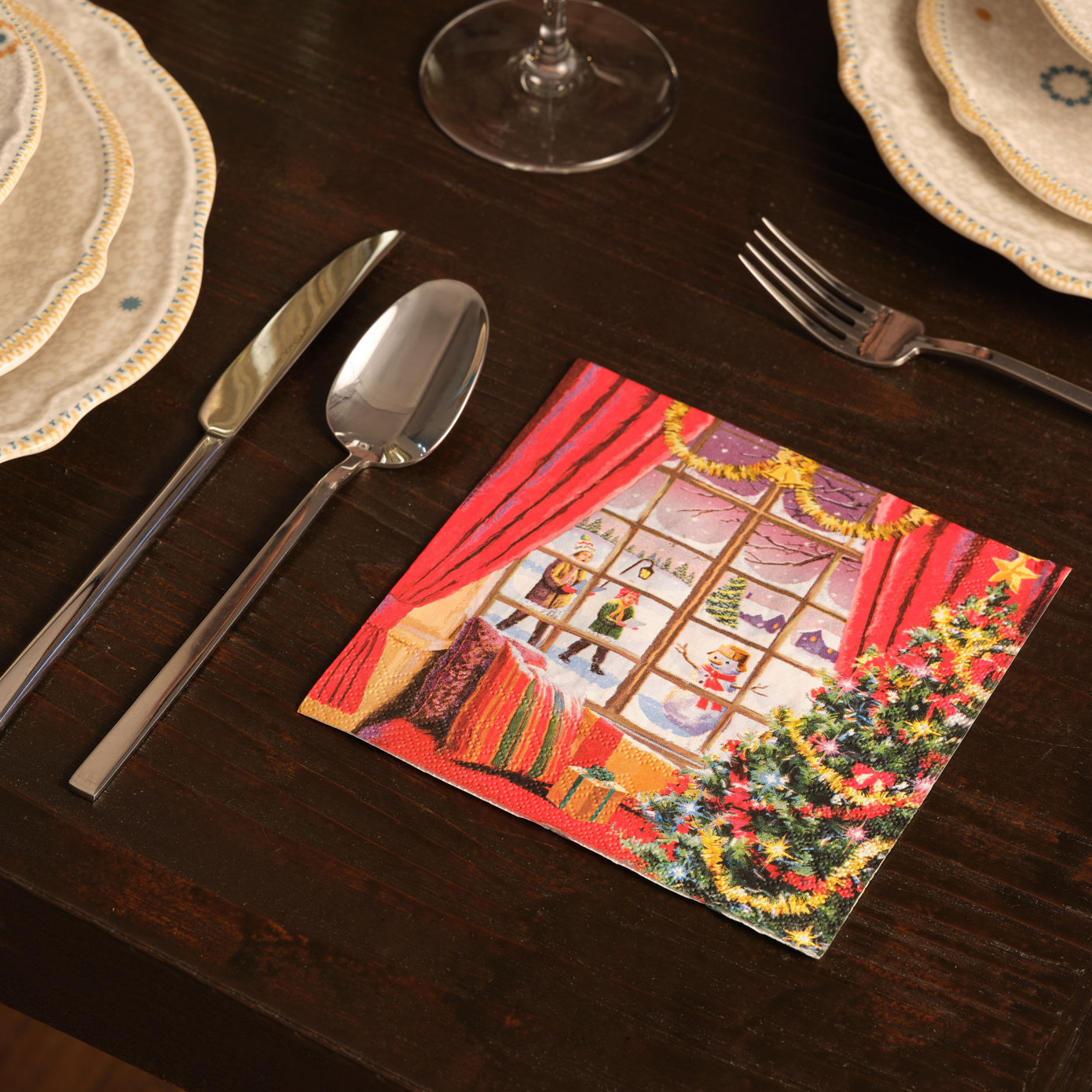 Karaca Home New Year Window Paper Napkin