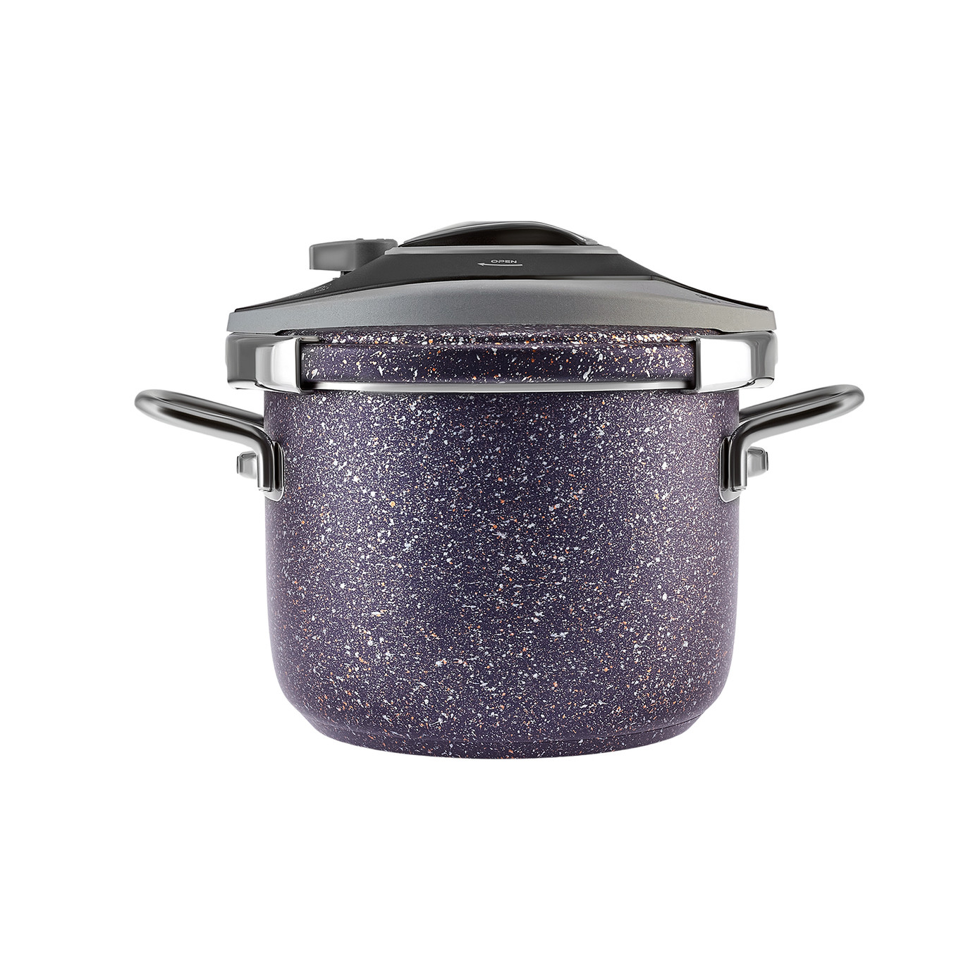 Karaca Biogranit Steel Plus Pressure Cooker Purple 6 Lt