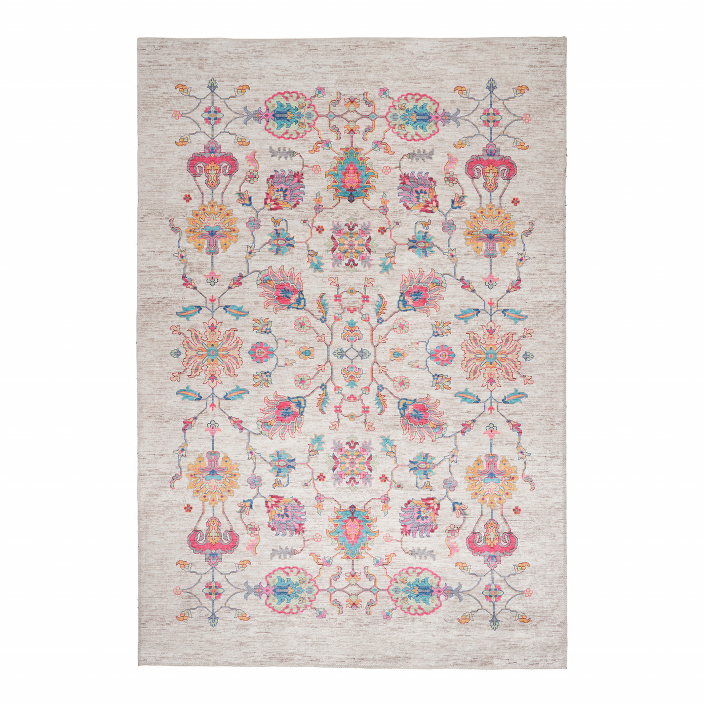 Cashmere Carpet Decorative Art Turkmen Suzani 160x230 Cm