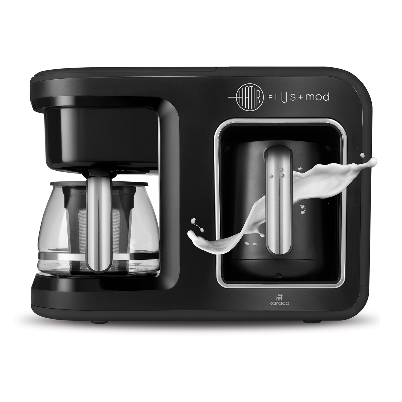 Karaca Hatır Plus Mod 5 In 1 Essential Coffee Machine Black Chrome