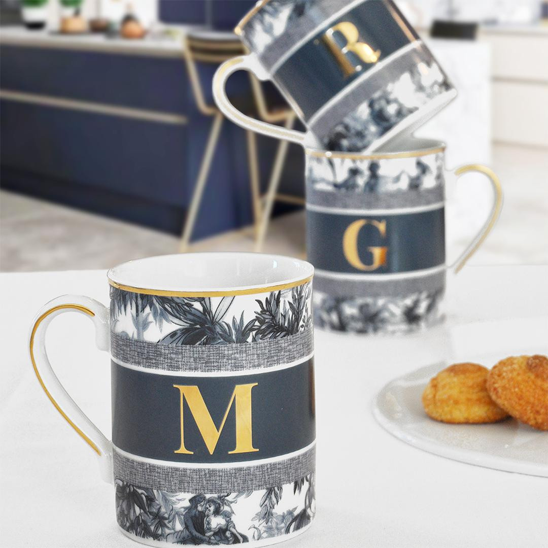 Baci Milano Alphabet Letter G Mug