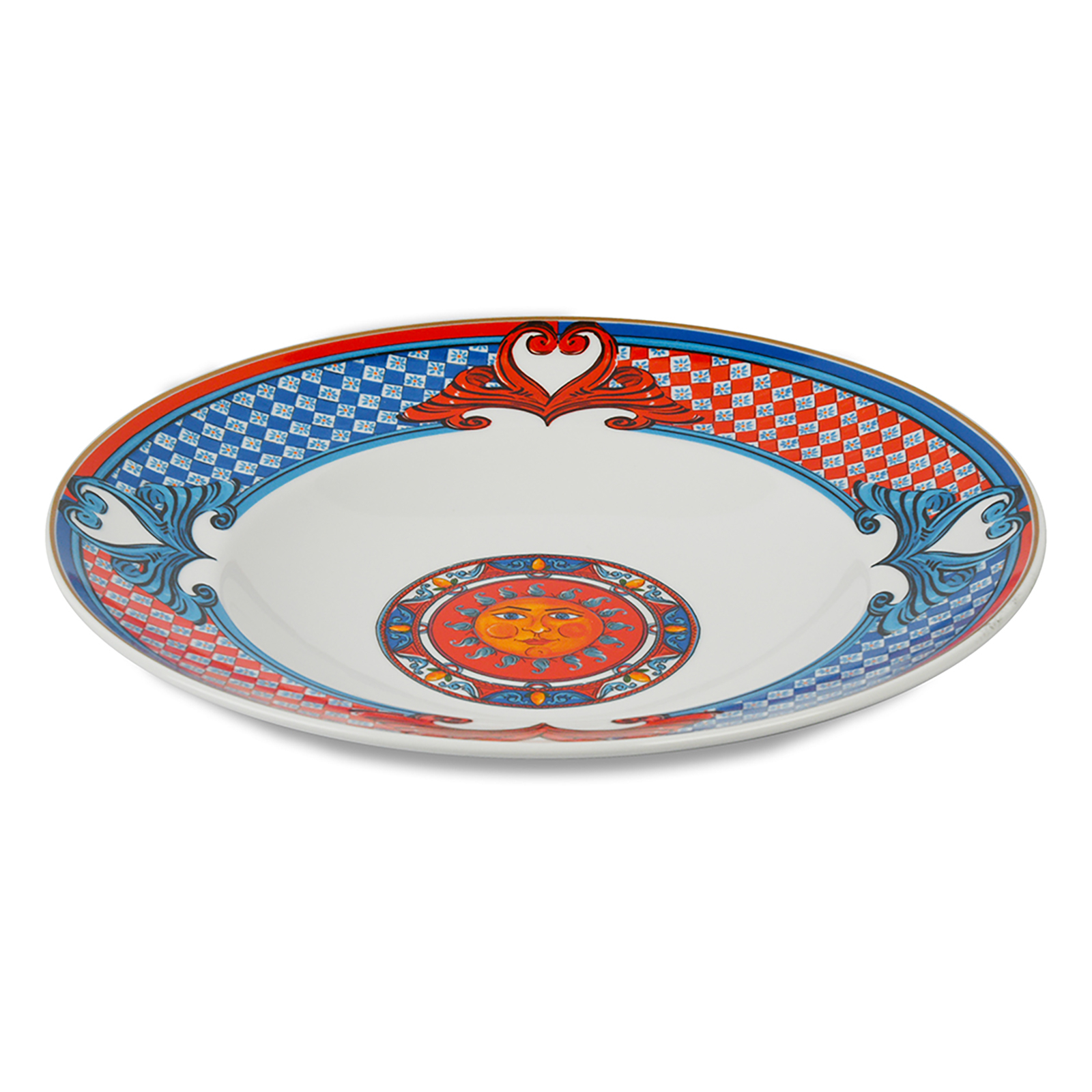 Baci Milano Sole Mio Porcelain Cake Plate 30 Cm