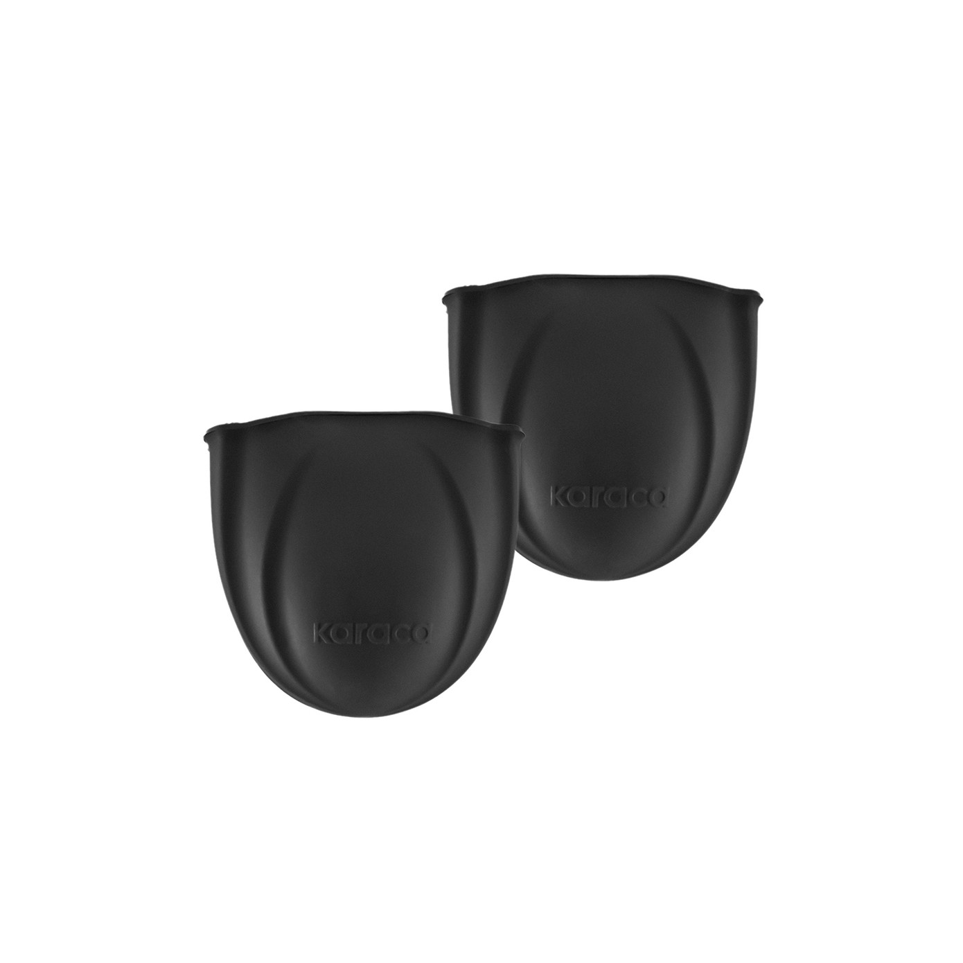 Karaca Set Of 2 Silicone Handles Black