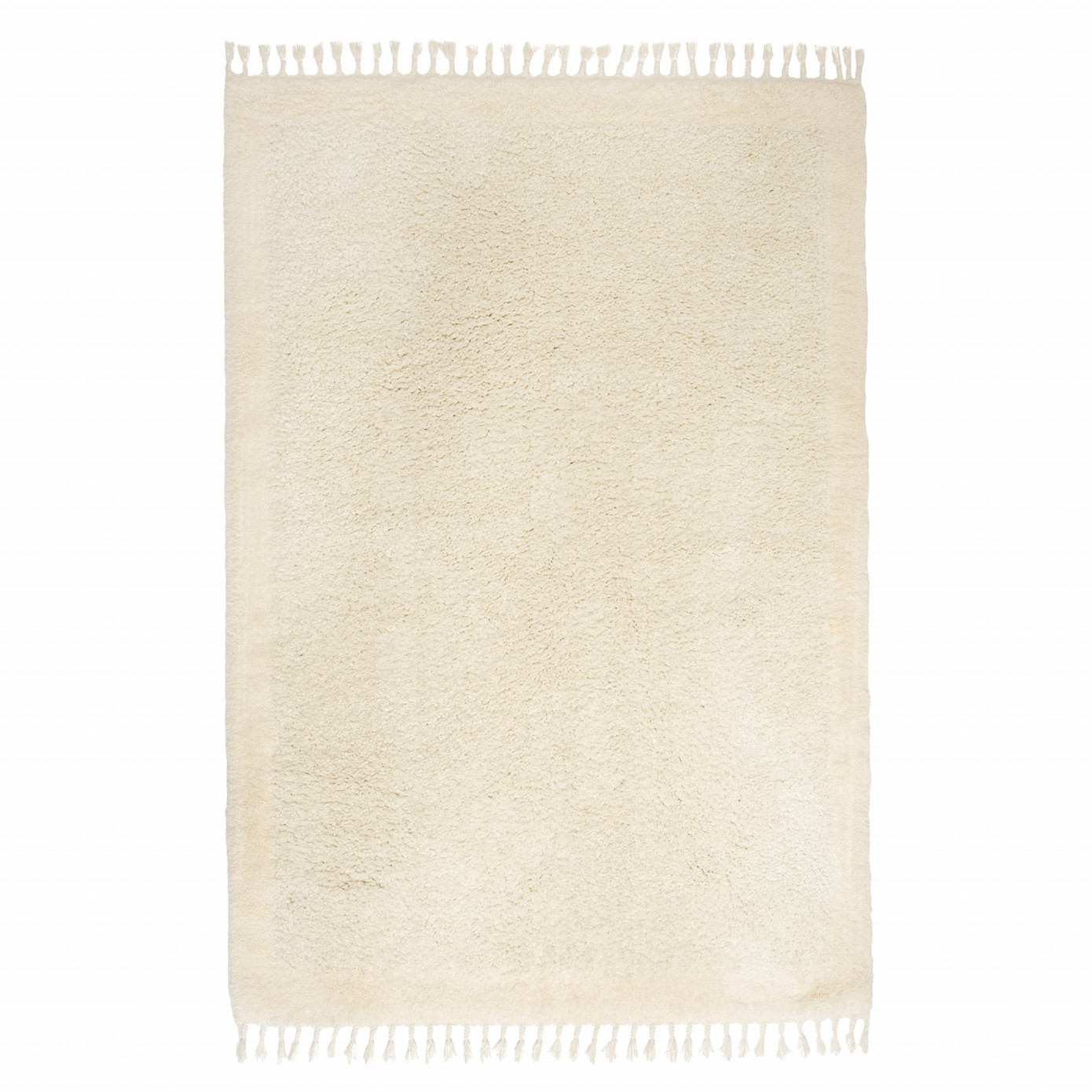 Cashmere Carpet 7/24 Plushy Coco White 200x290 Cm