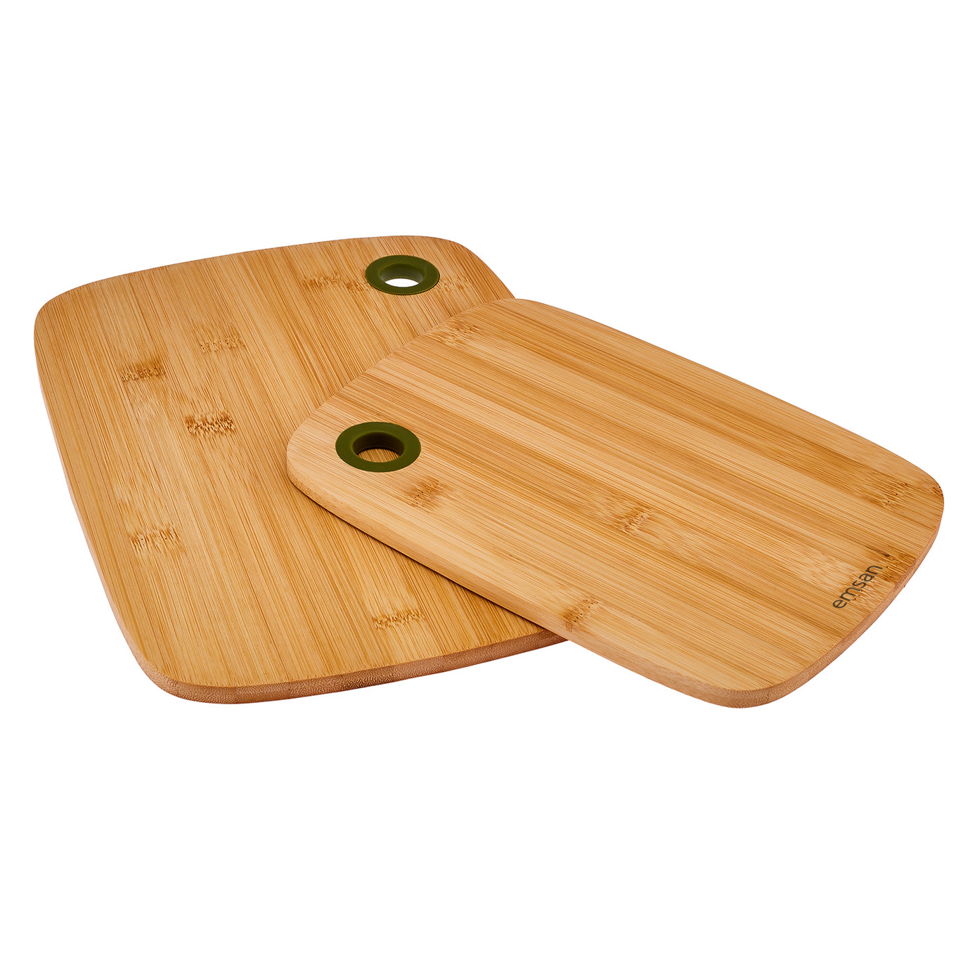 Emsan Bamboo Luna 2 Piece Cutting Board