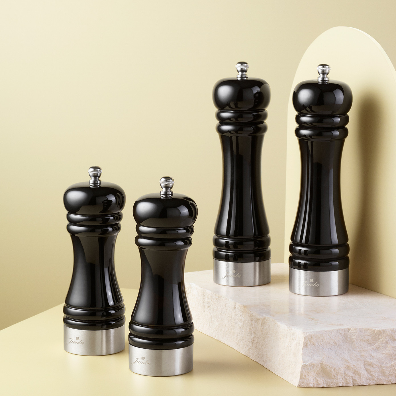 Jumbo Queen Black Pepper Mill 21cm