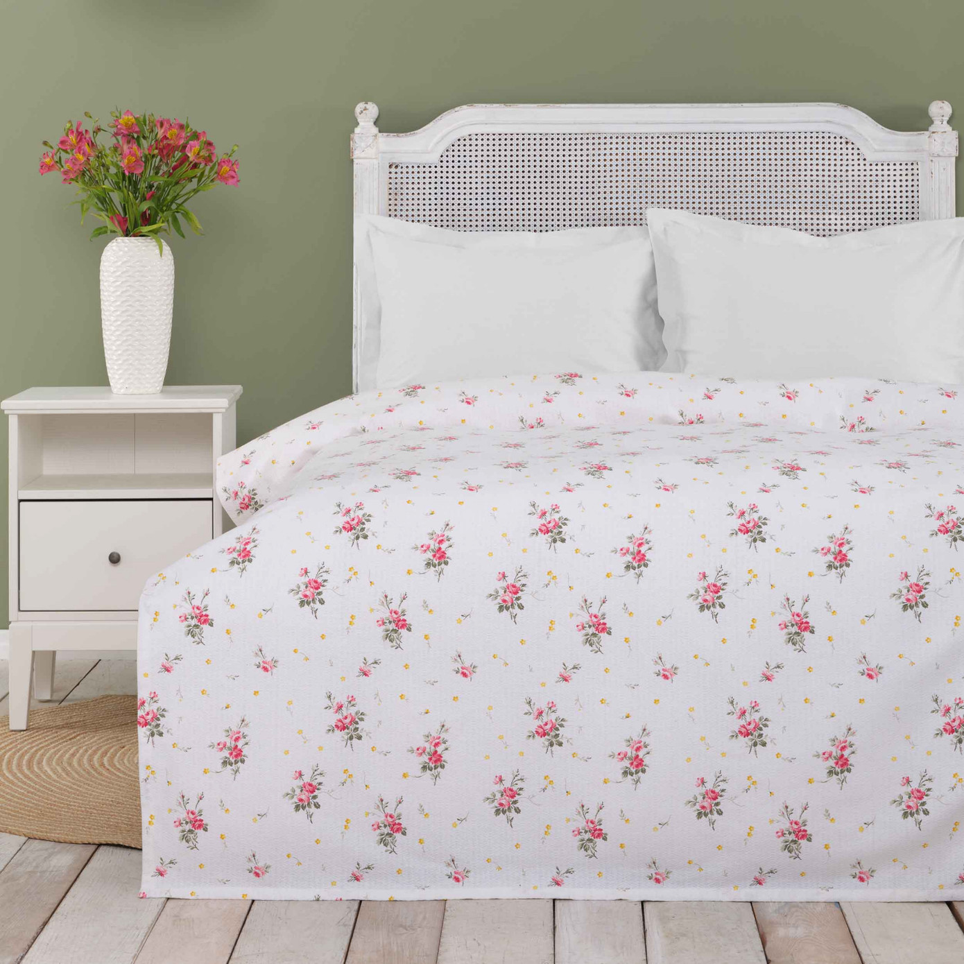 Karaca Home Matilda Pink 100% Cotton Double Pique