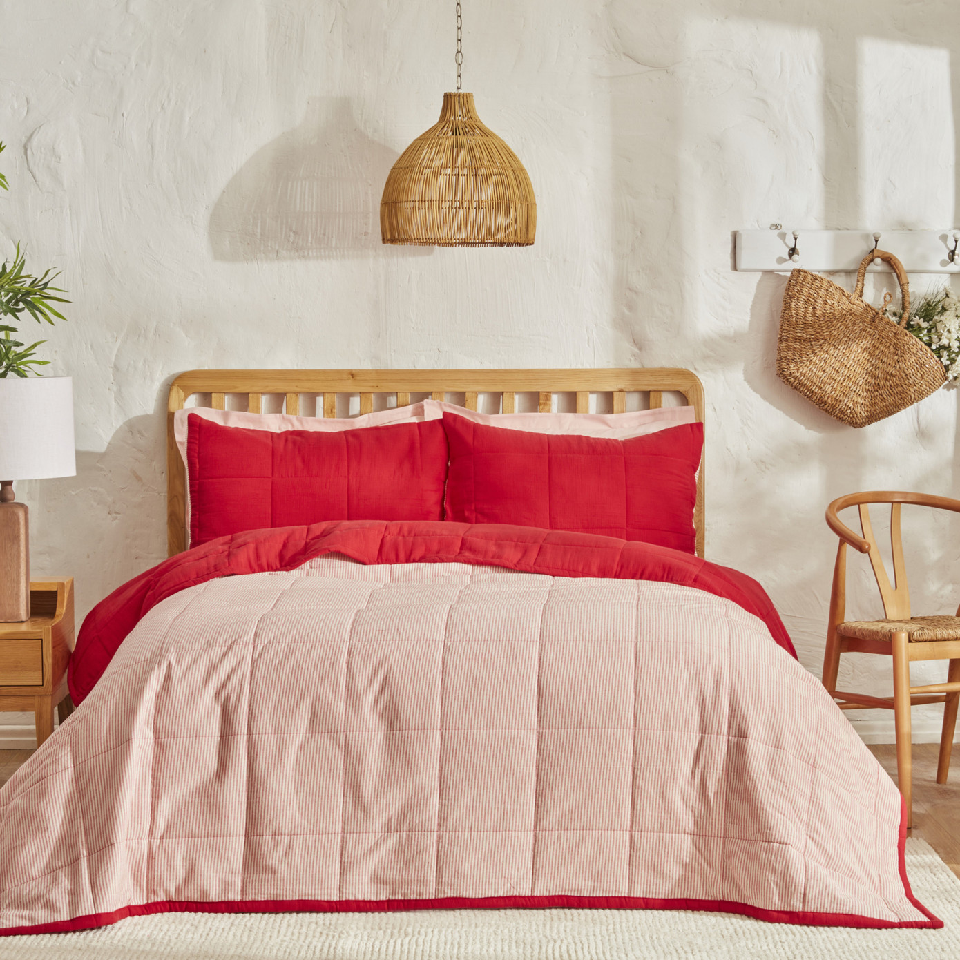 Karaca Home Barny Single Muslin Summer Comfort Red