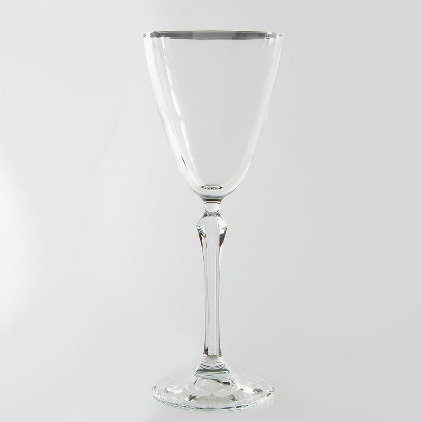 Jumbo New Ronat Platinum Rim Set Of 6 Glasses