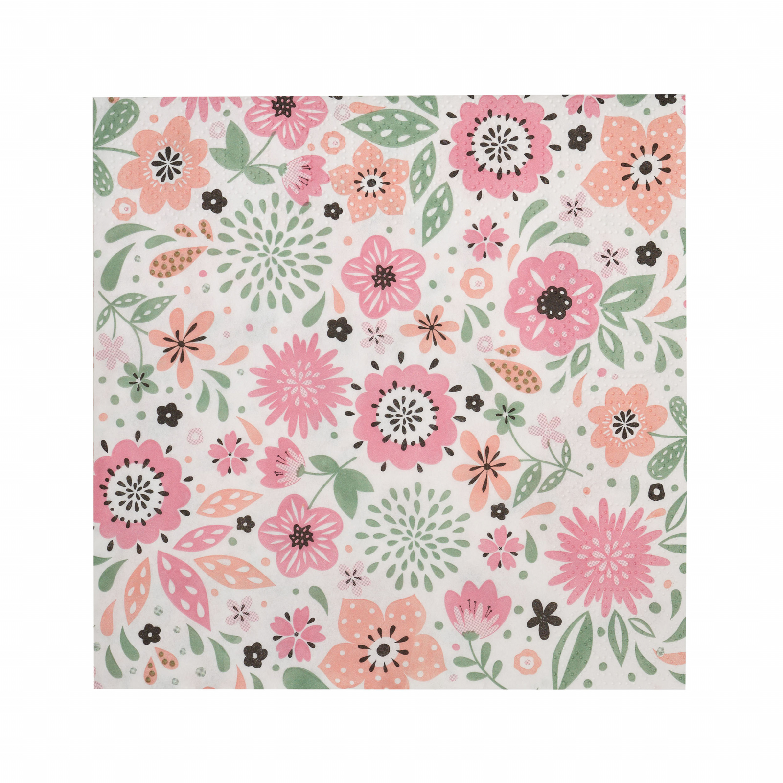 Karaca Home Floral 20 Pcs Paper Napkin 33x33 Cm