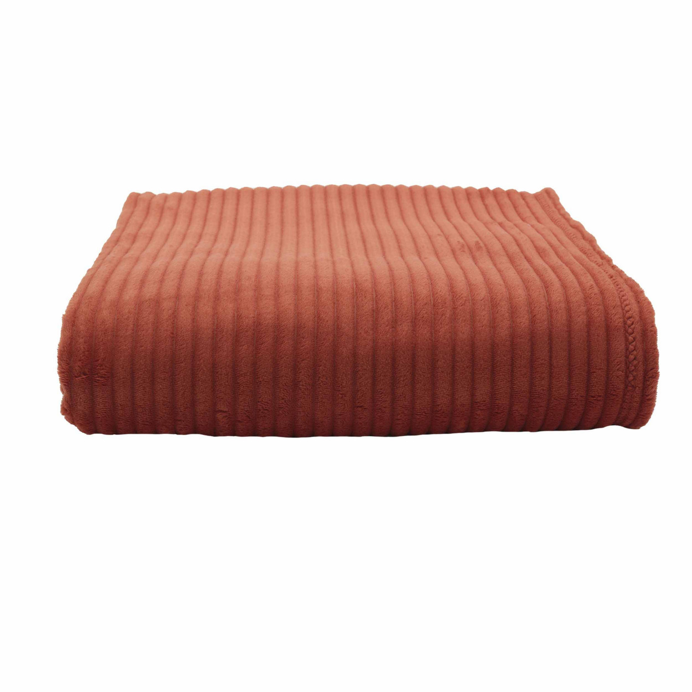 Karaca Home Joena Terracotta Double Blanket