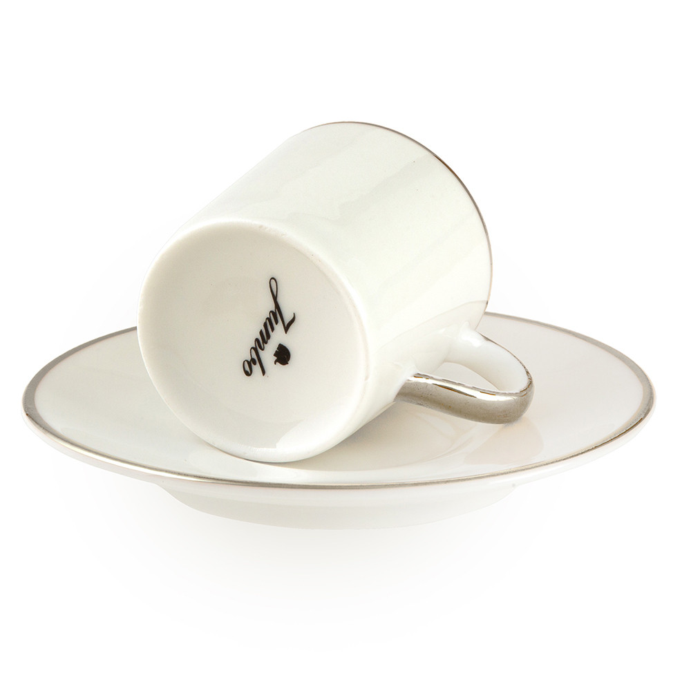 Jumbo Rein Platinum Set Of 2 Coffee Cups