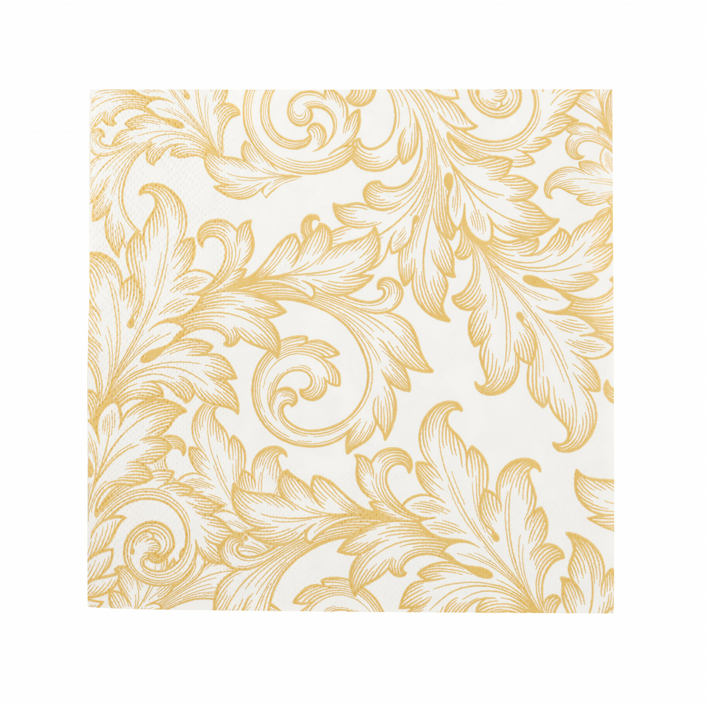 Karaca Home New Year Baroque Gold-White 20 Pcs Paper Napkin