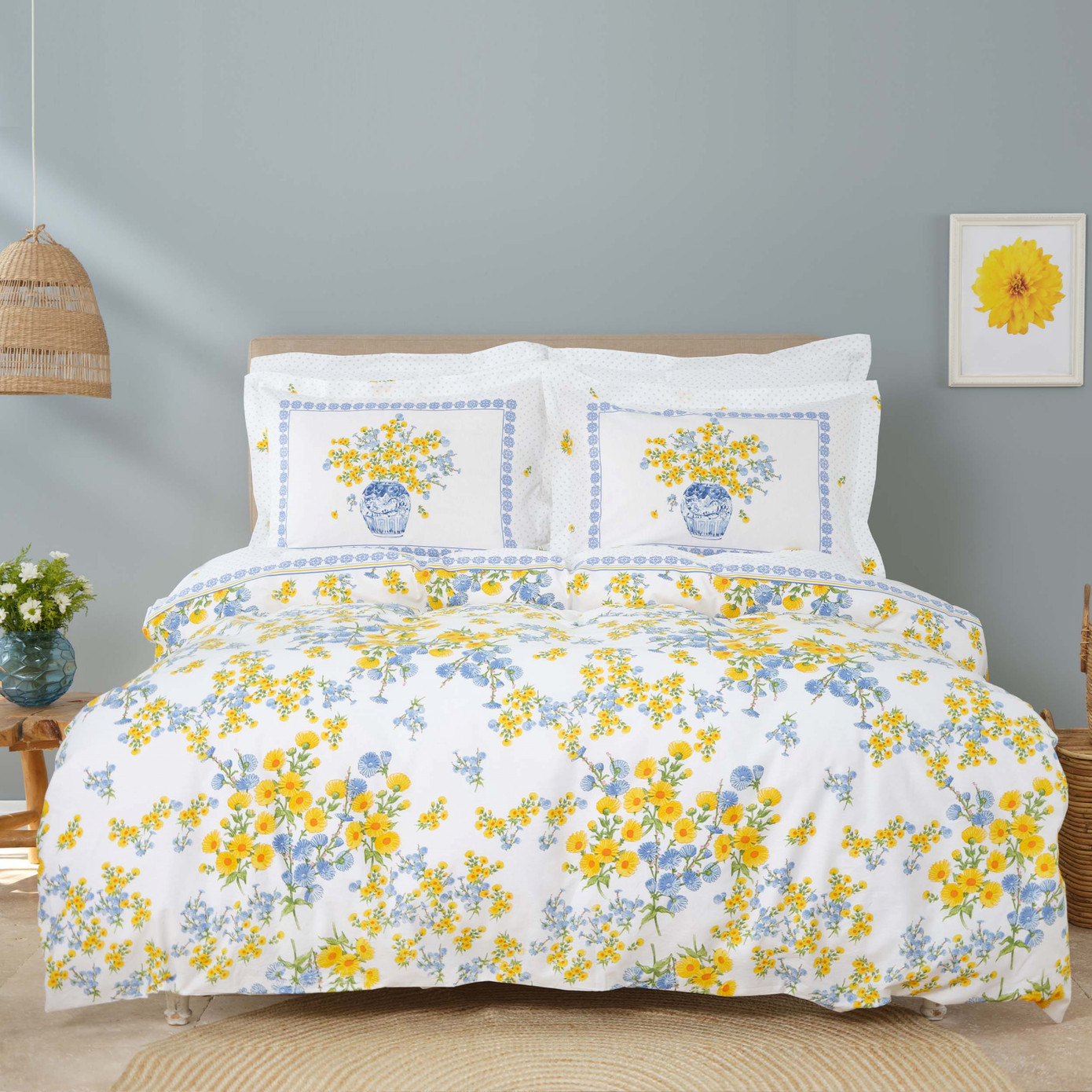 Karaca Home Enola Yellow 100% Cotton Double Pique Set