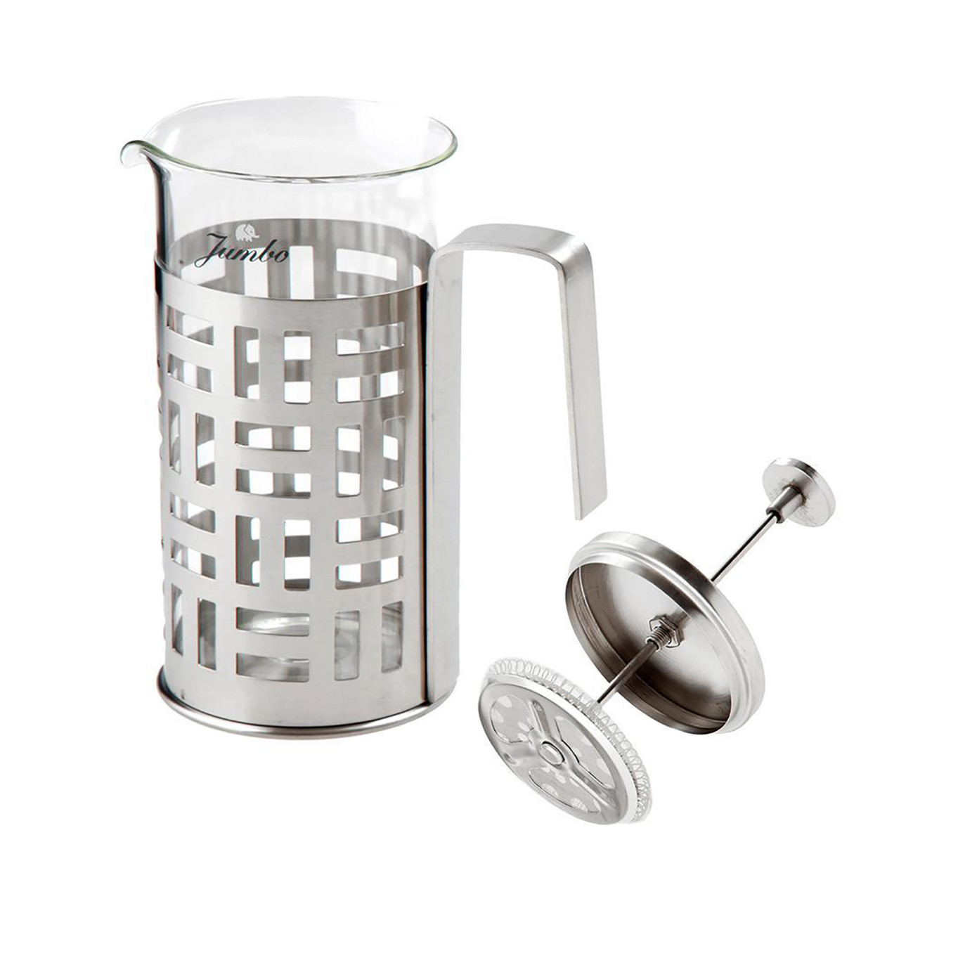 Jumbo Glory Steel Set Of 4 With French Press