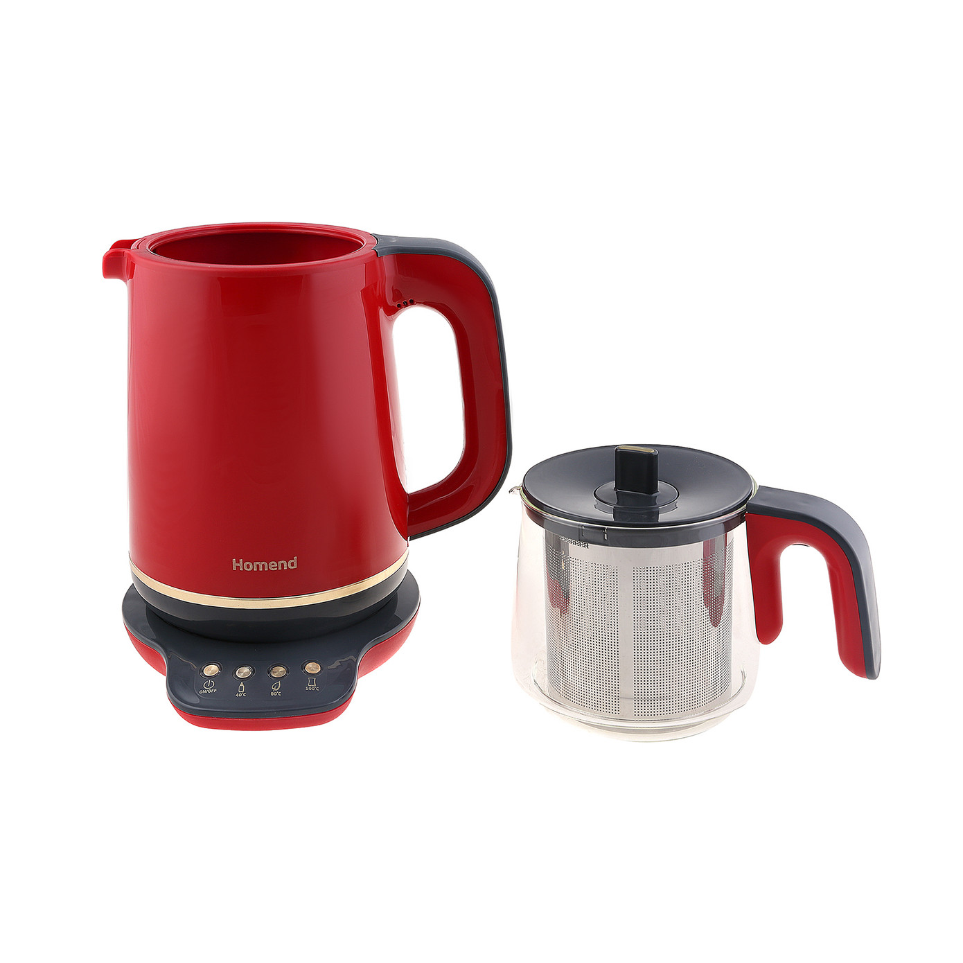 Homend Royaltea 1761h Talking Tea Maker Red Gold