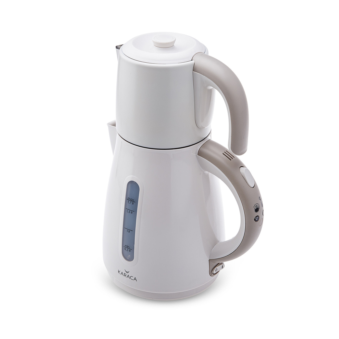 Karaca Daystar 2 In 1 Tea Maker Latte With Steel Teapot