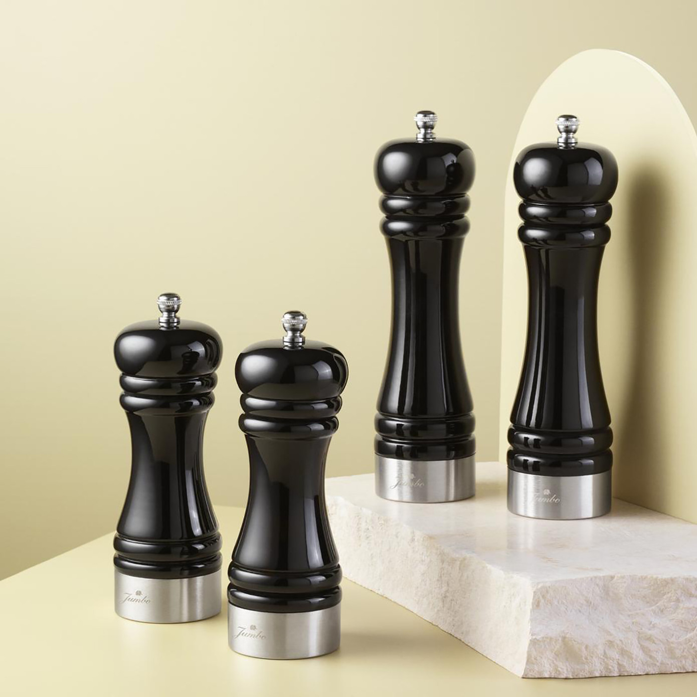 Jumbo Queen Black Pepper Mill 21cm