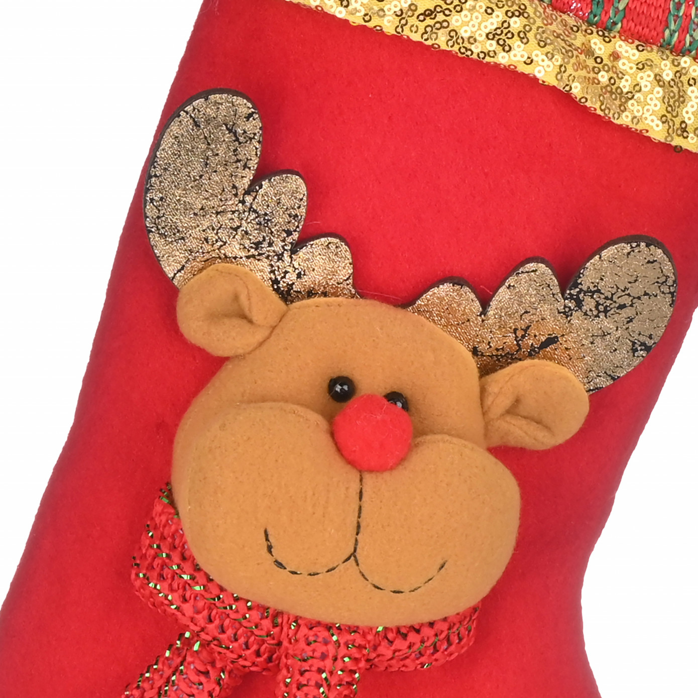 Karaca Home New Year Deer Christmas Gift Socks 47 Cm