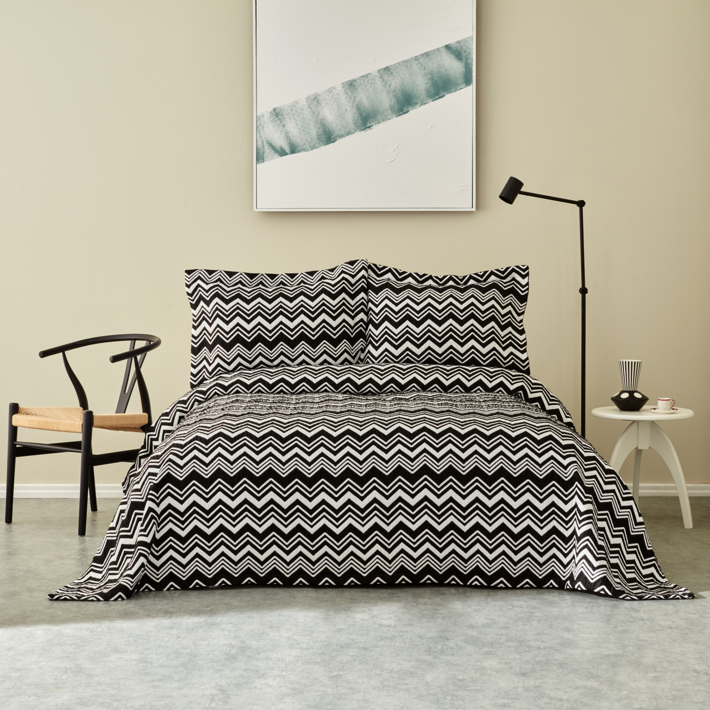 Karaca Home Wave Bedspread Double Black