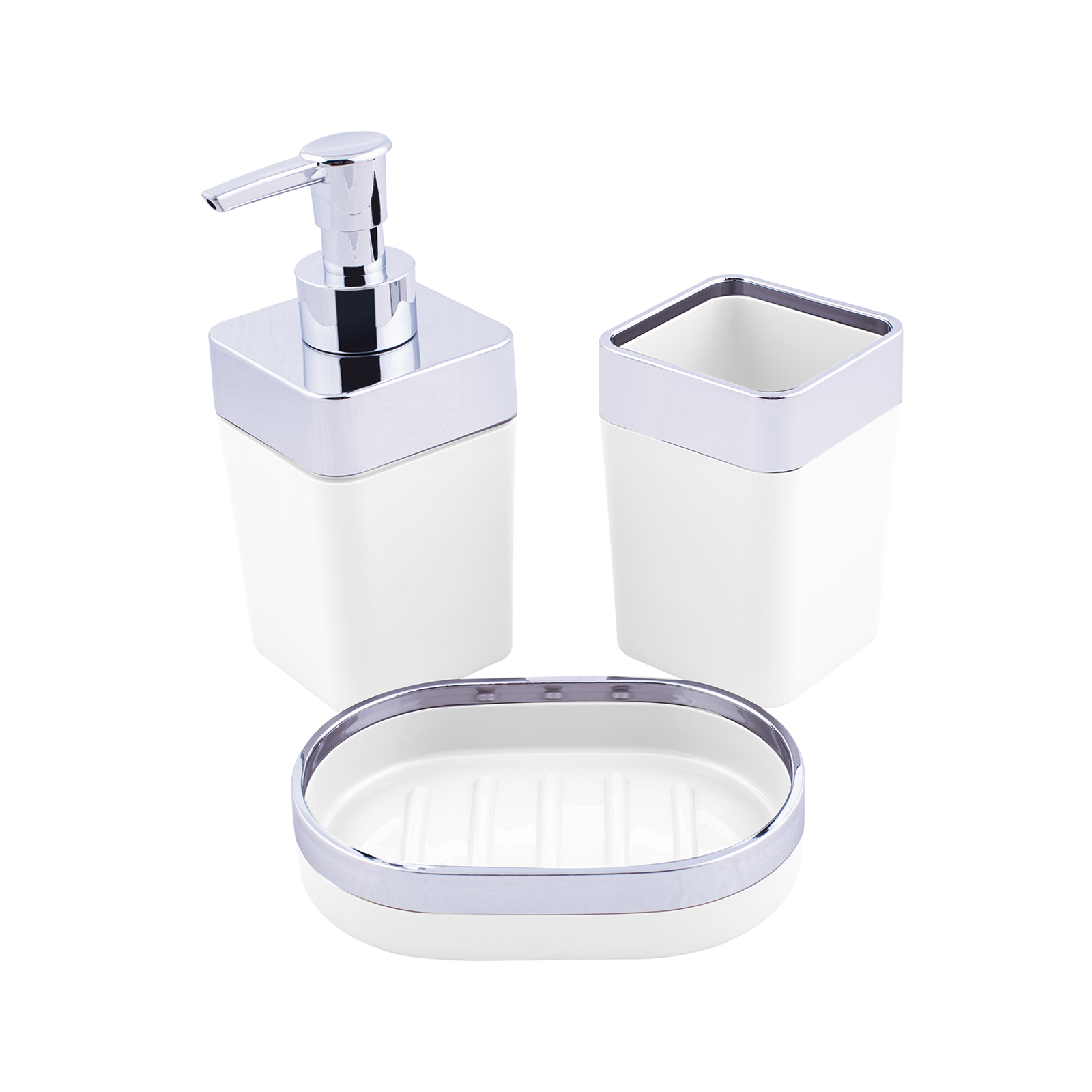 Karaca Home Bathroom Set 3 Pieces White