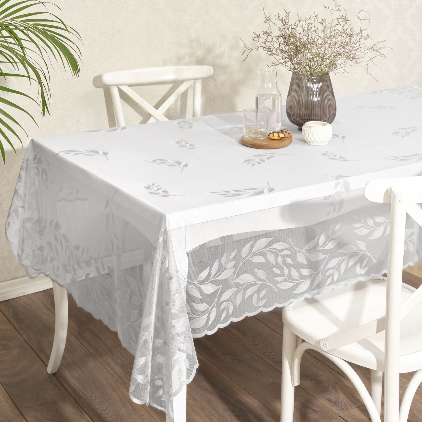 Sarah Anderson Daniela Gray Tablecloth