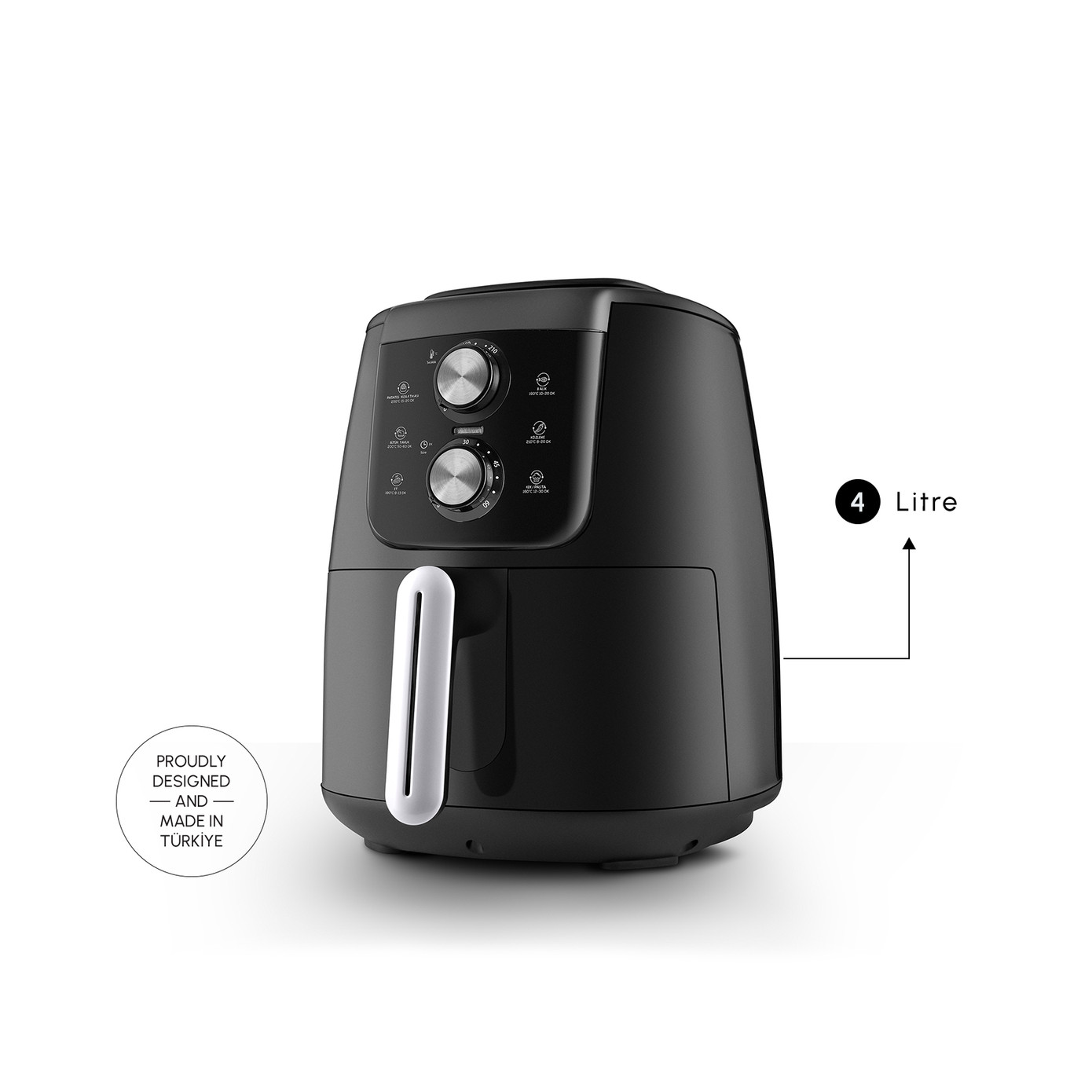 Karaca Air Pro Cook Manuel XL Airfryer Black