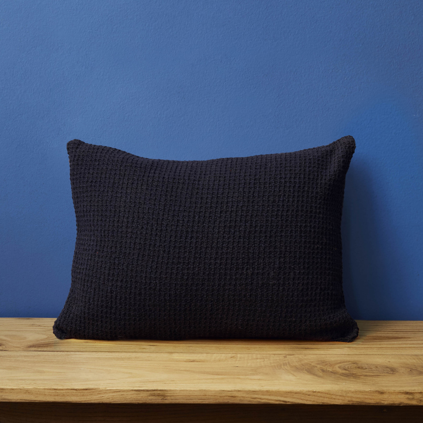 Nautica Home Tiny Navy Blue Knitwear Filled Pillow 30x45 Cm