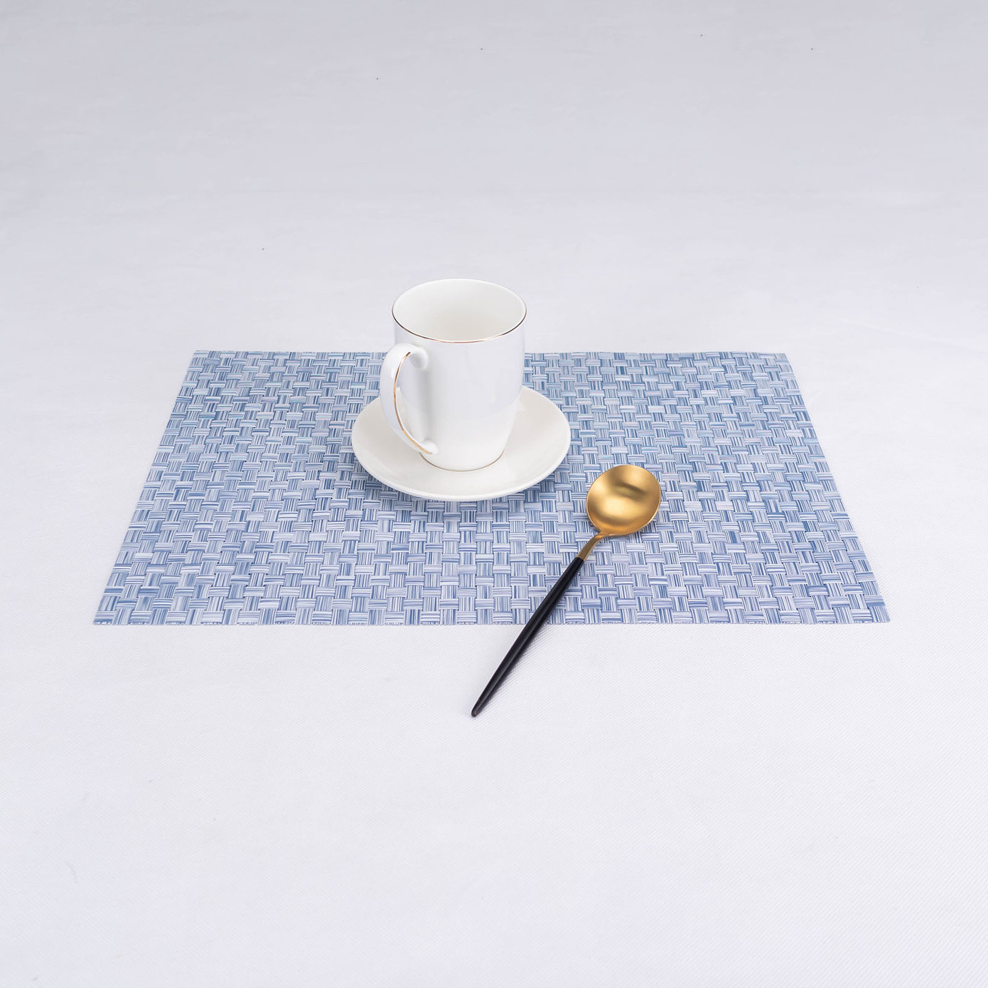 Karaca Home Baldwin Dark Blue 2-Piece Placemat Set