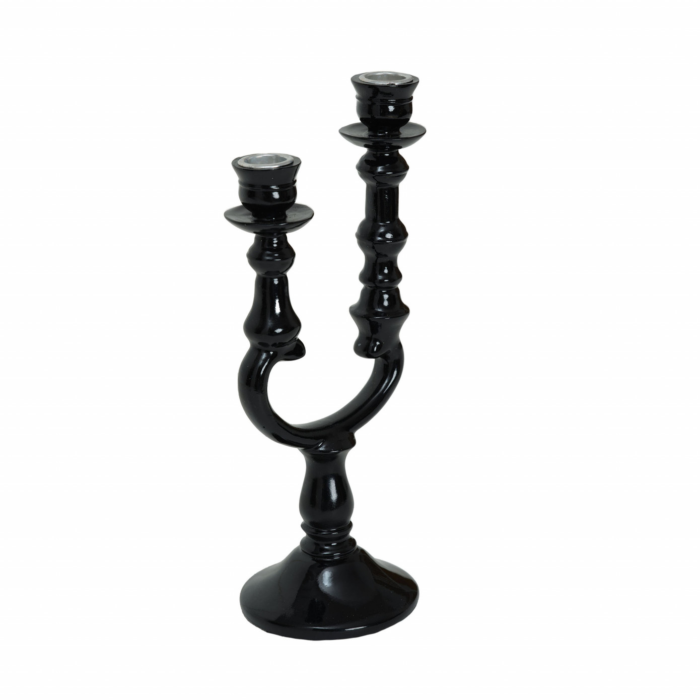 Karaca Home Pop-Art 2-Set Black Candlestick