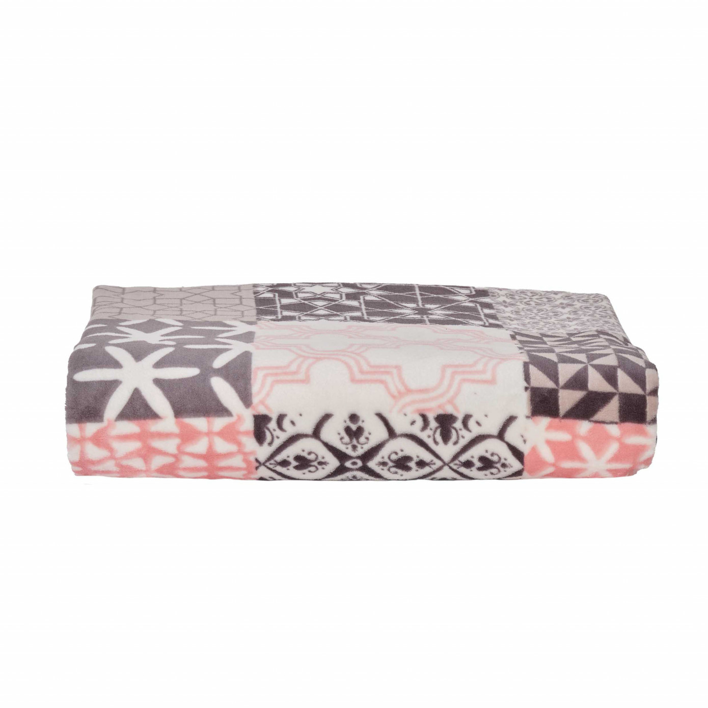 Karaca Home Calve Pink Double Spanish Blanket