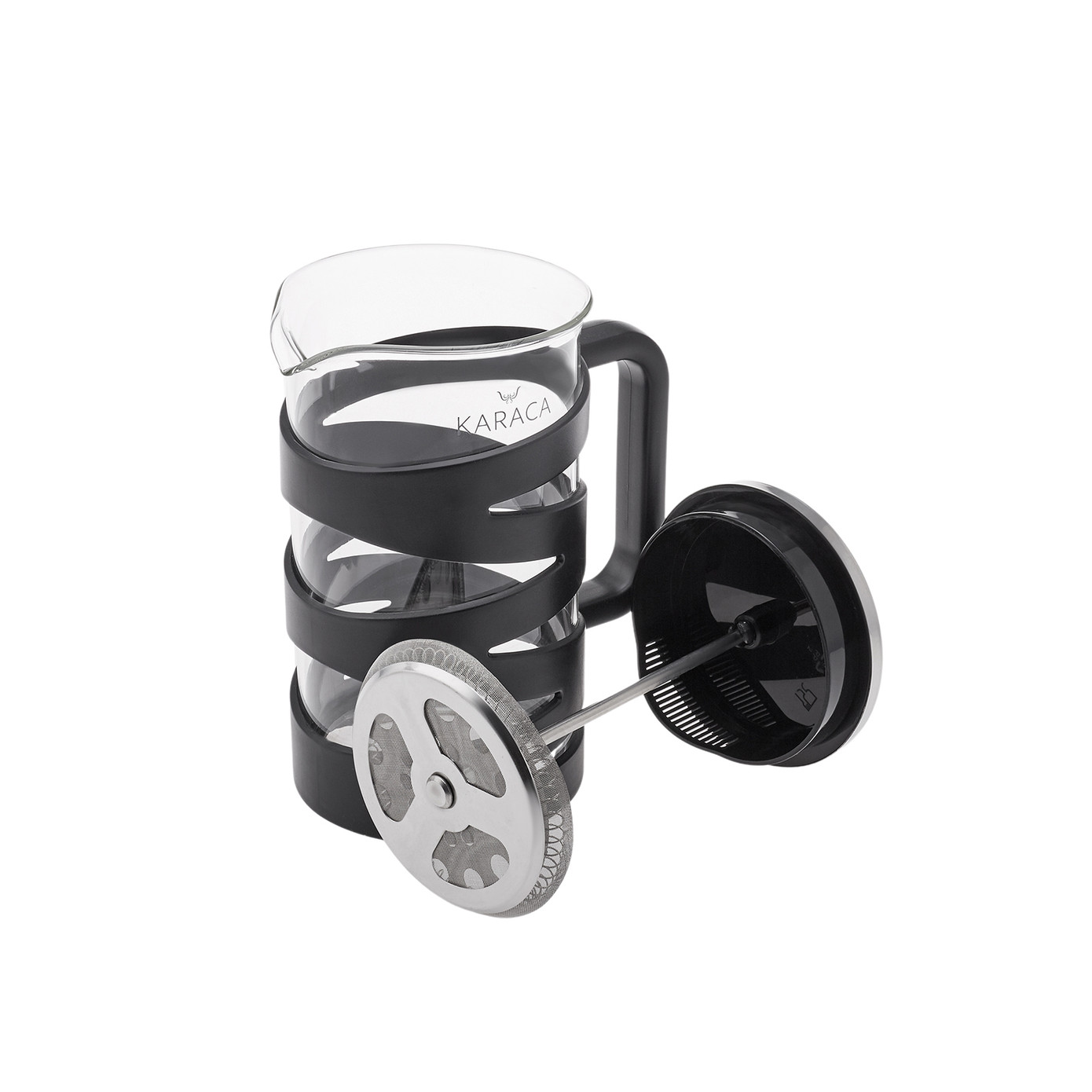 Karaca Diamond Black Frenchpress 600 Ml