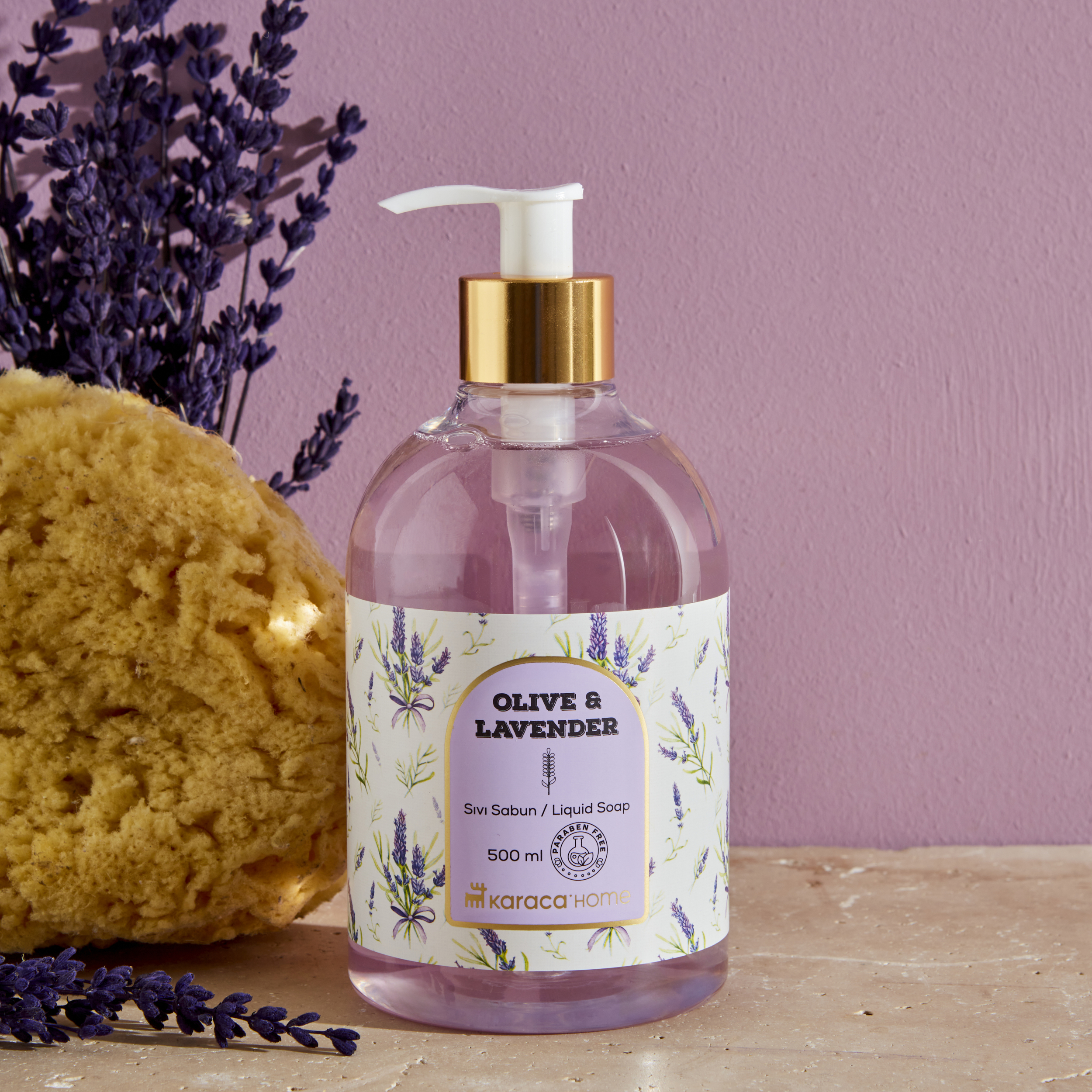 Karaca Home Olive Lavender Liquid Soap 500 Ml