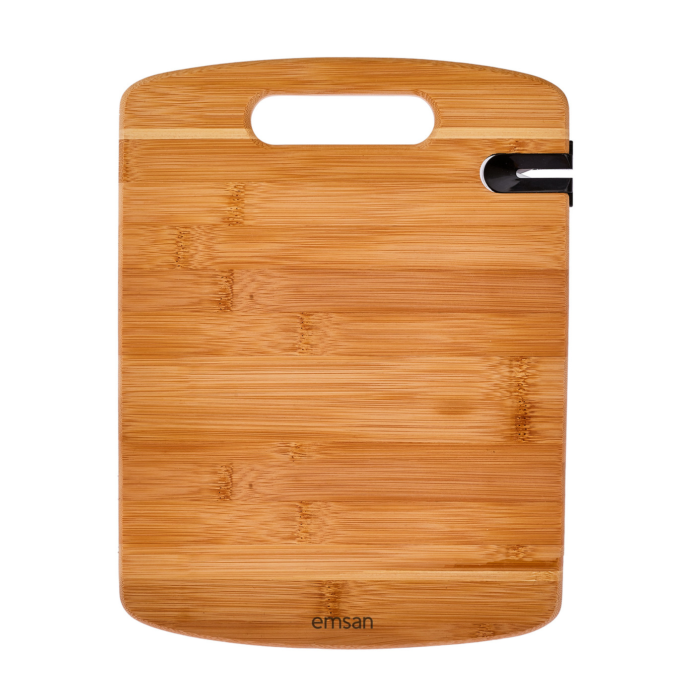 Emsan Bamboo Argus Cutting Board With Sharpener