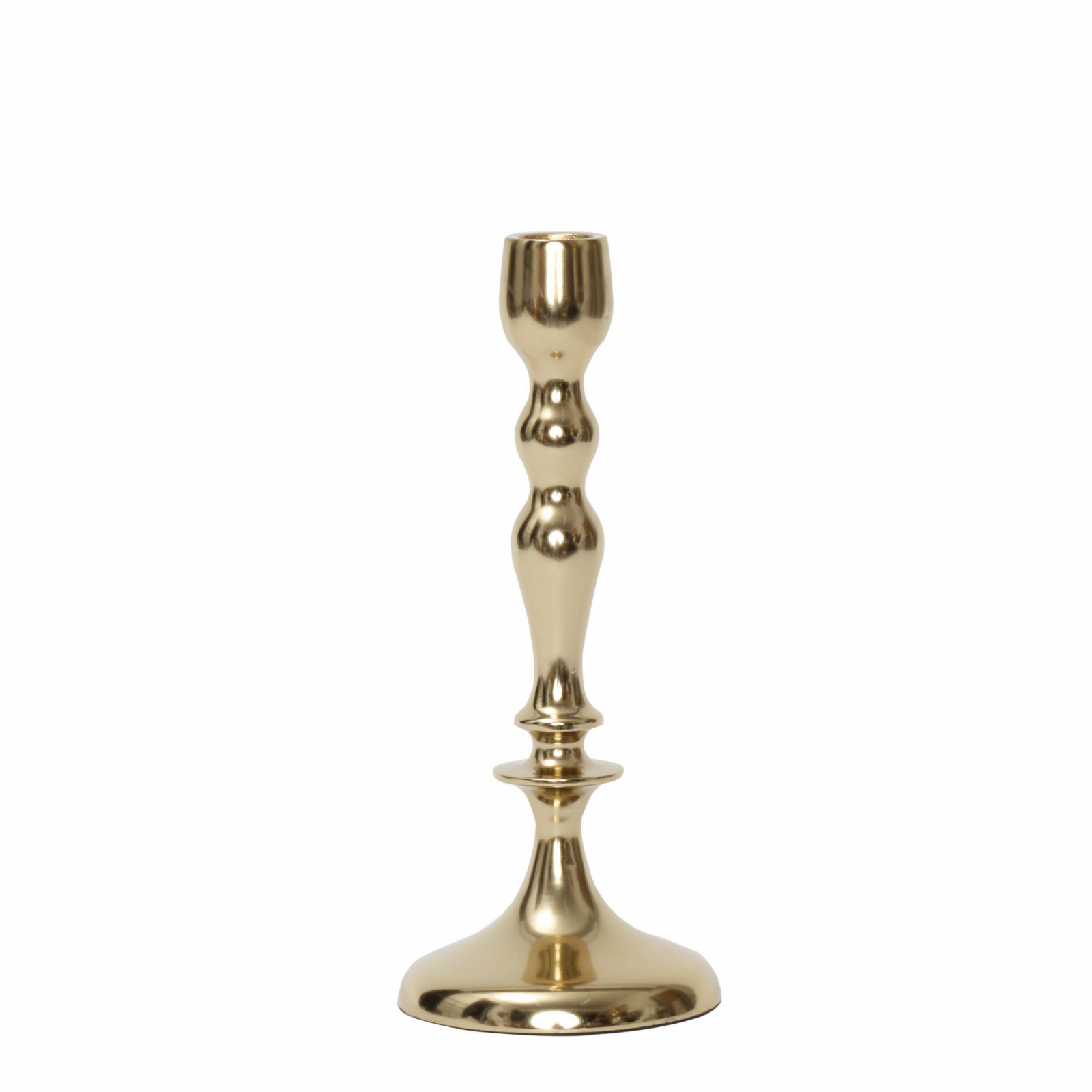 Karaca Home Dots Candlestick 28 Cm Gold