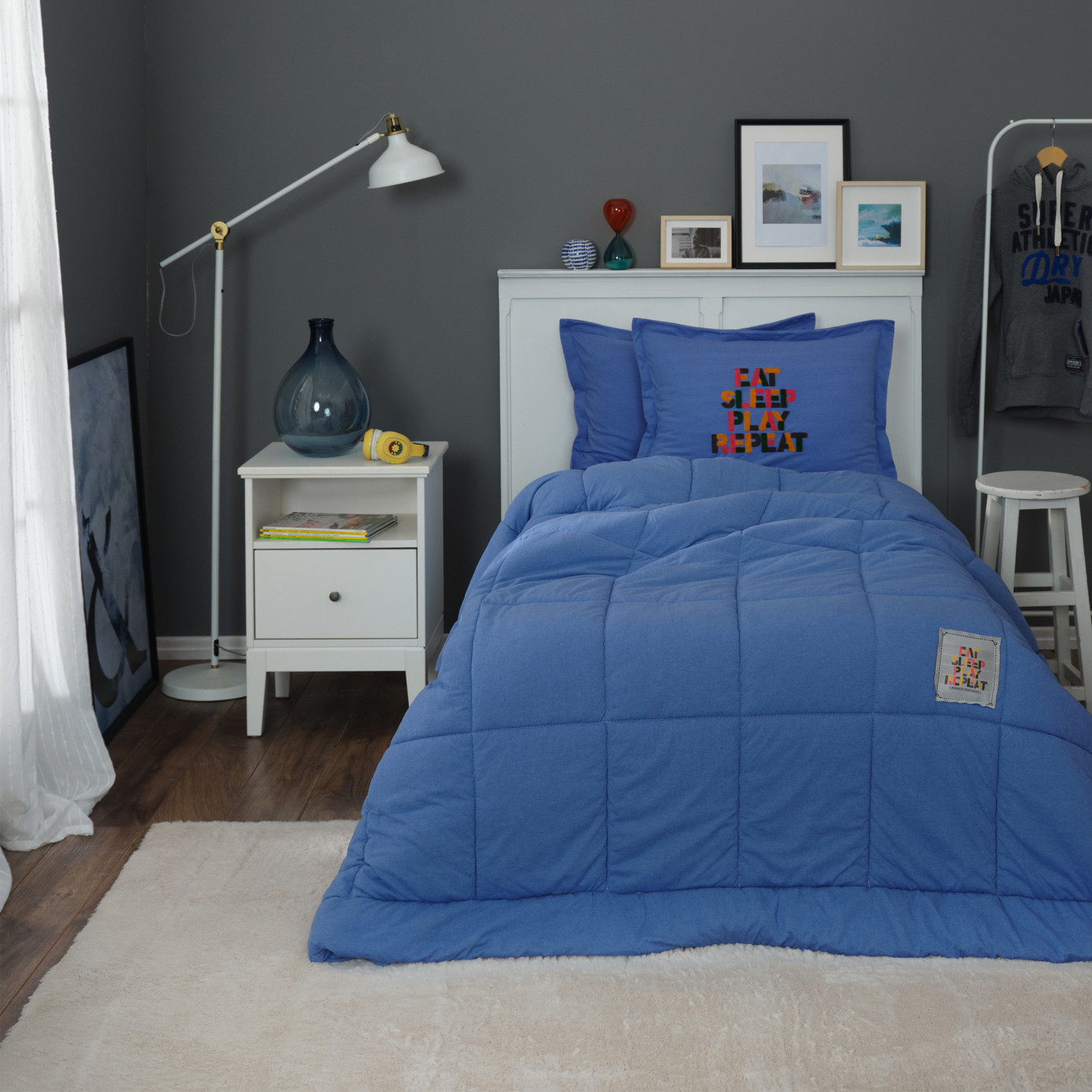 Karaca Home Motto Cotton Comfort Single Blue