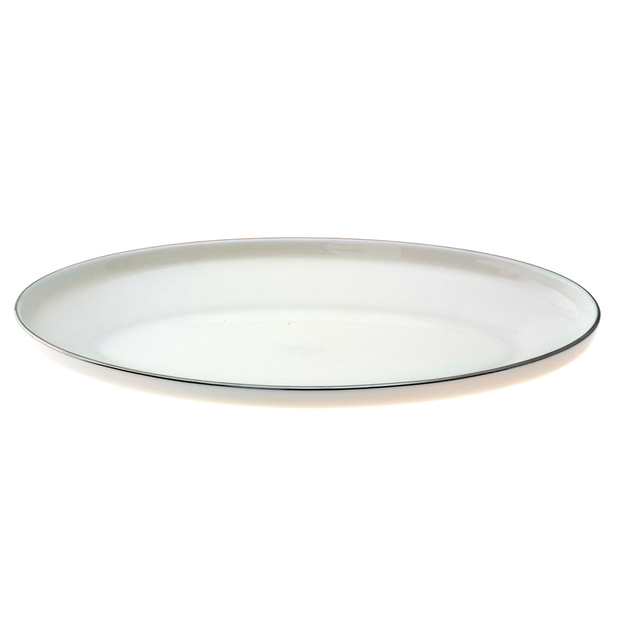 Jumbo Cloud 4 Piece Plate Set Platinum