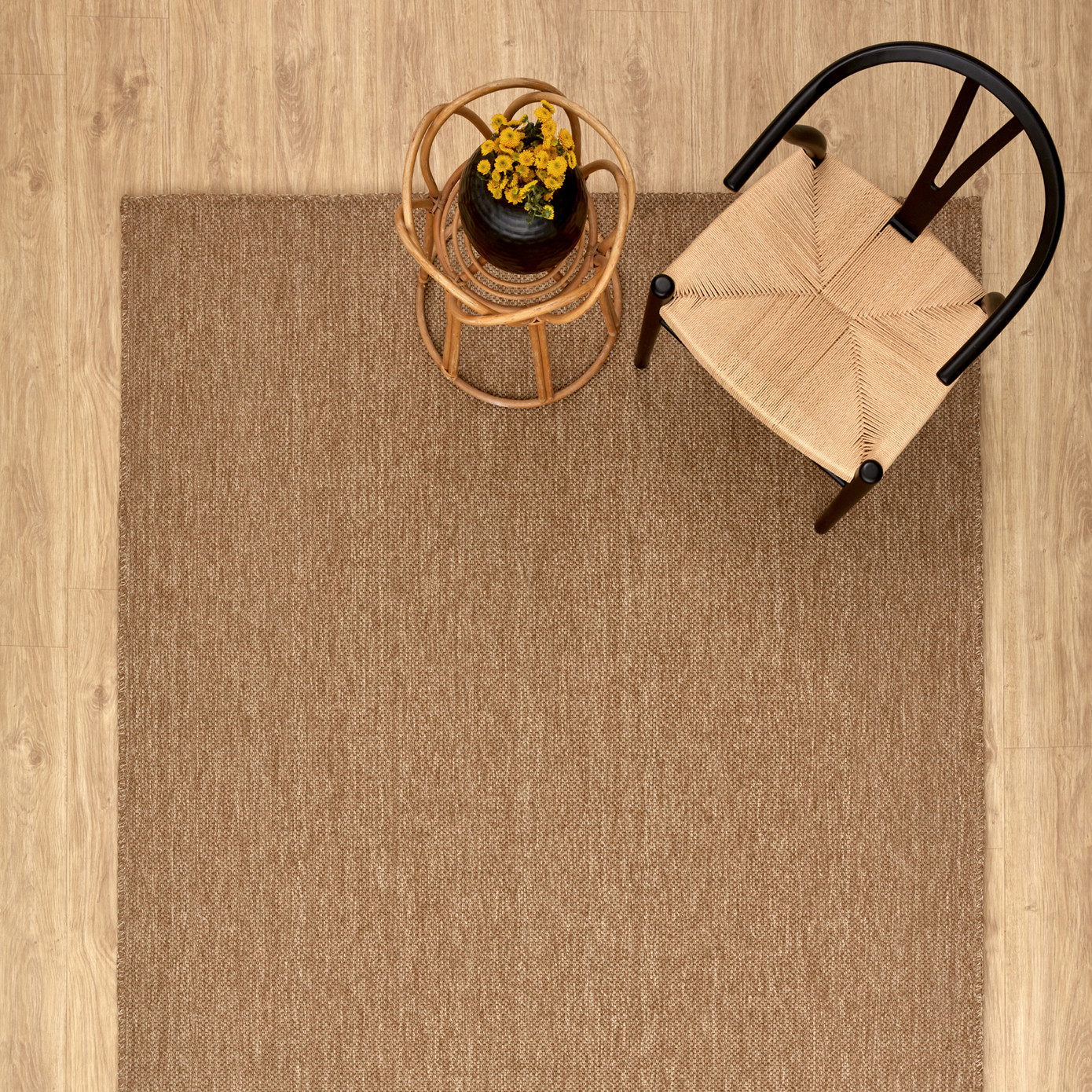 Cashmere Carpet 7/24 Rug Jute Ordos 80x150 Cm