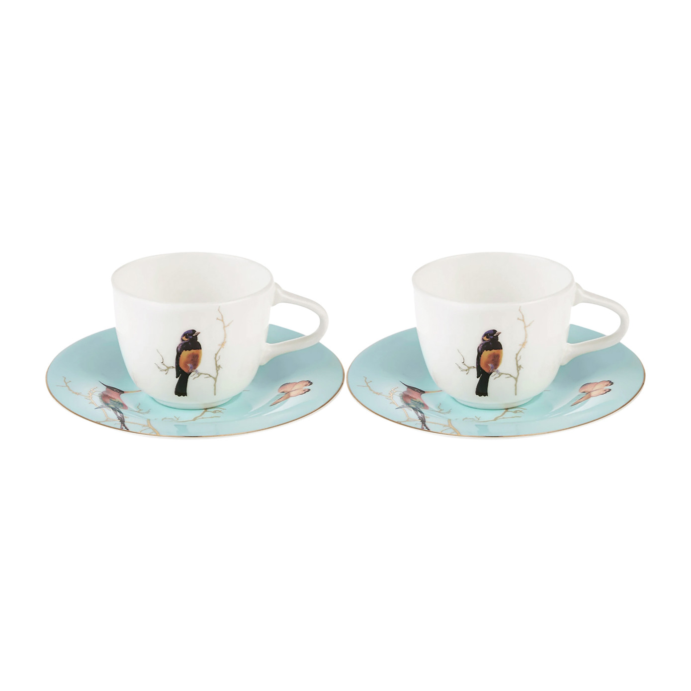 Karaca Fine Pearl Grace Mint Set Of 2 Coffee Cups 100 Ml