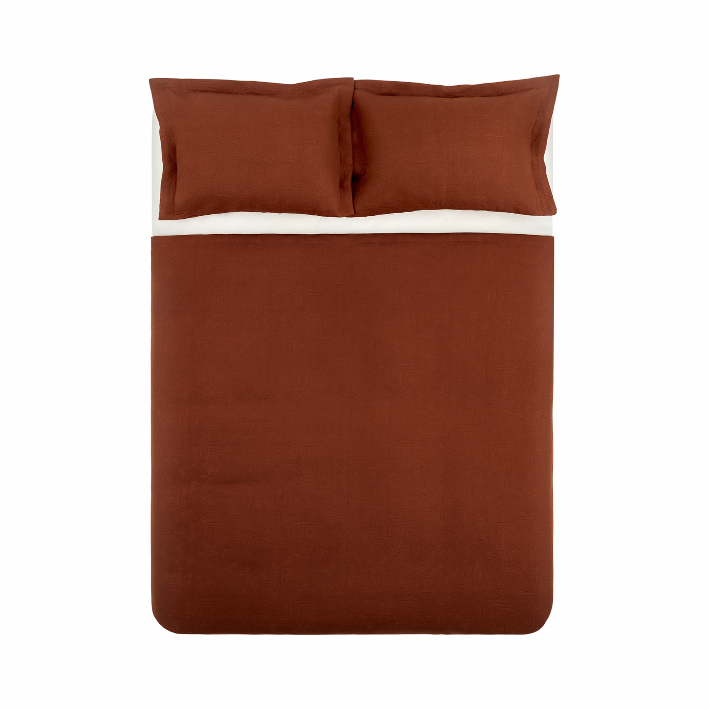 Karaca Home Mocha Double Bedspread Terracotta