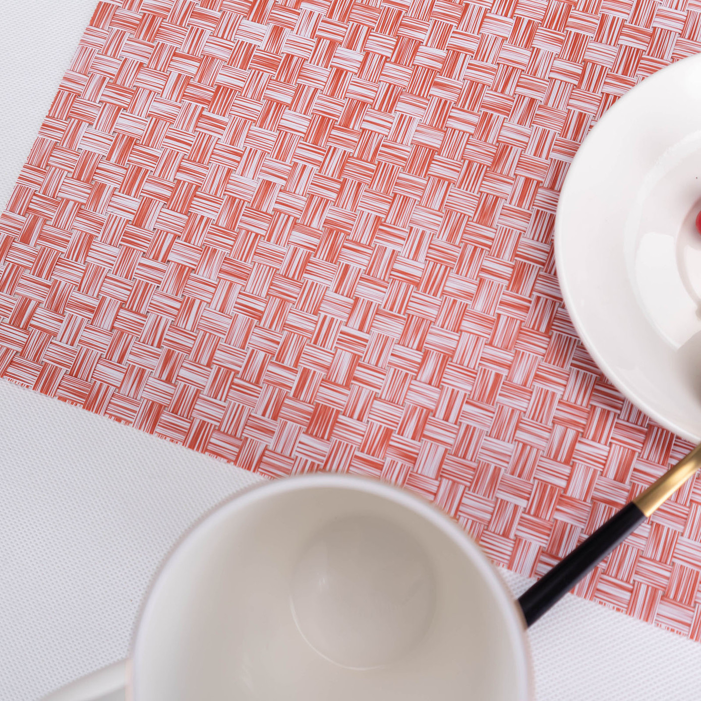 Karaca Home Baldwin Pink Placemat Set Of 2