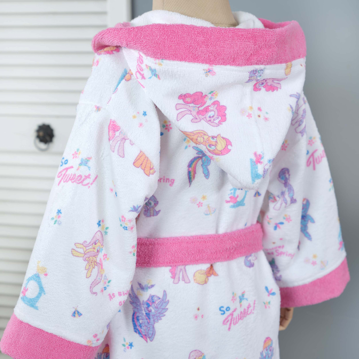 My Little Pony By Karaca Home Girl Pink 100% Cotton 4-6 Years Old Bathrobe