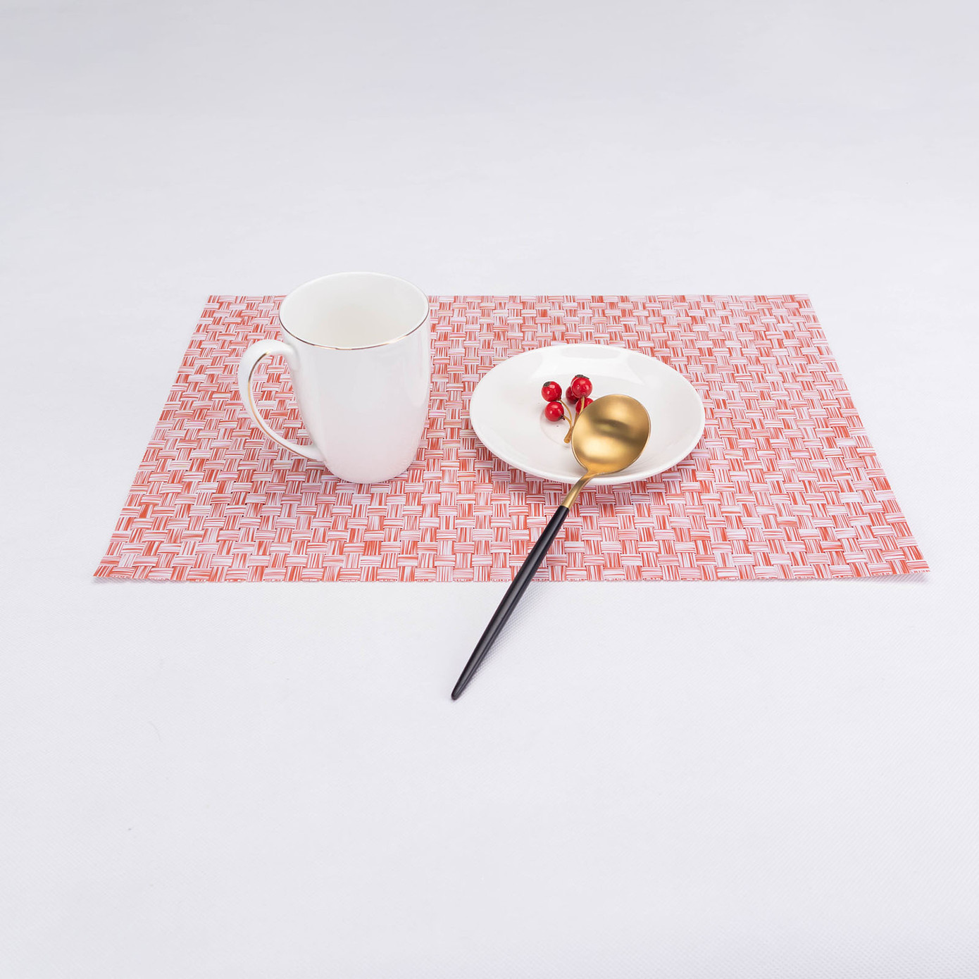 Karaca Home Baldwin Pink Placemat Set Of 2