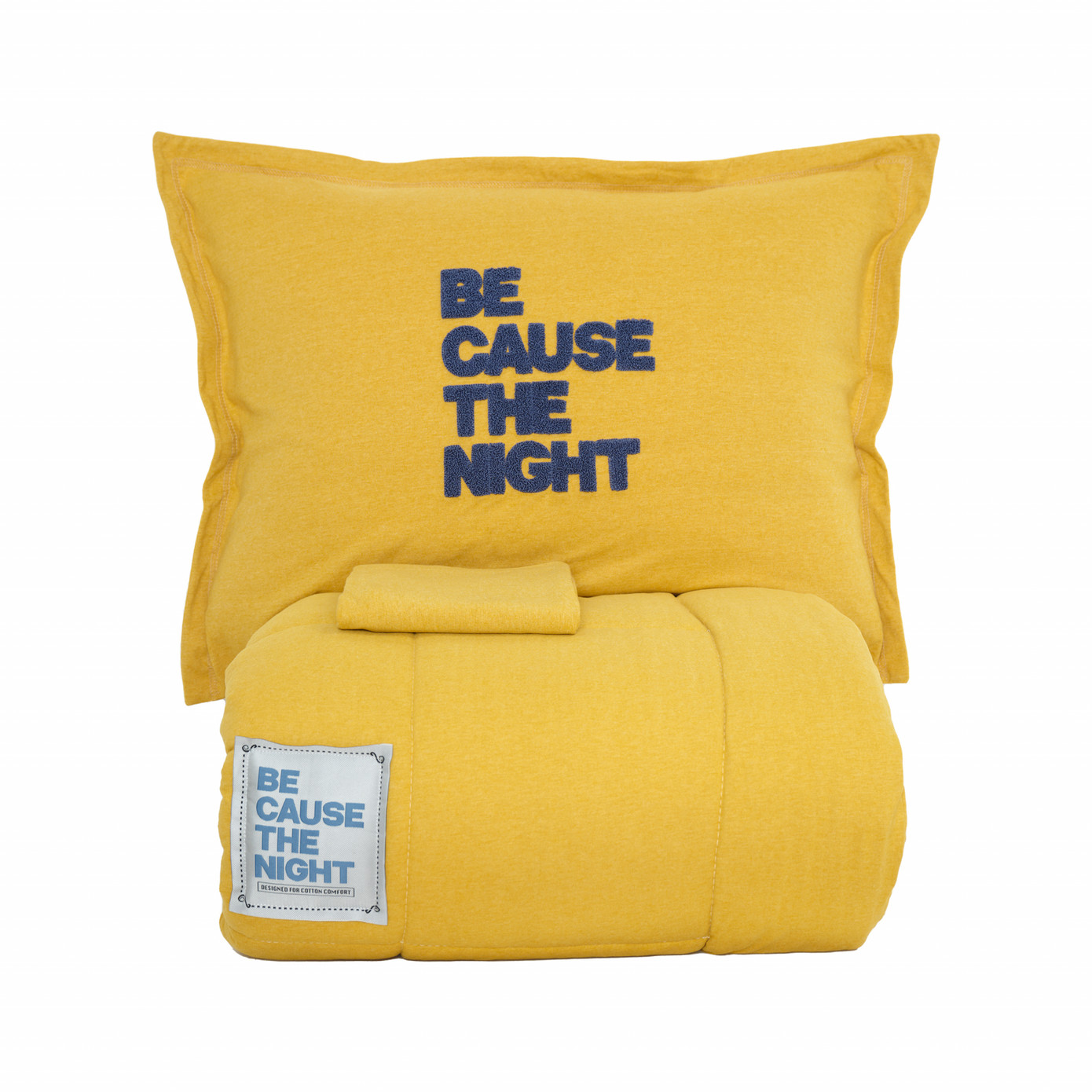 Karaca Home Motto Cotton Comfort Single Mustard