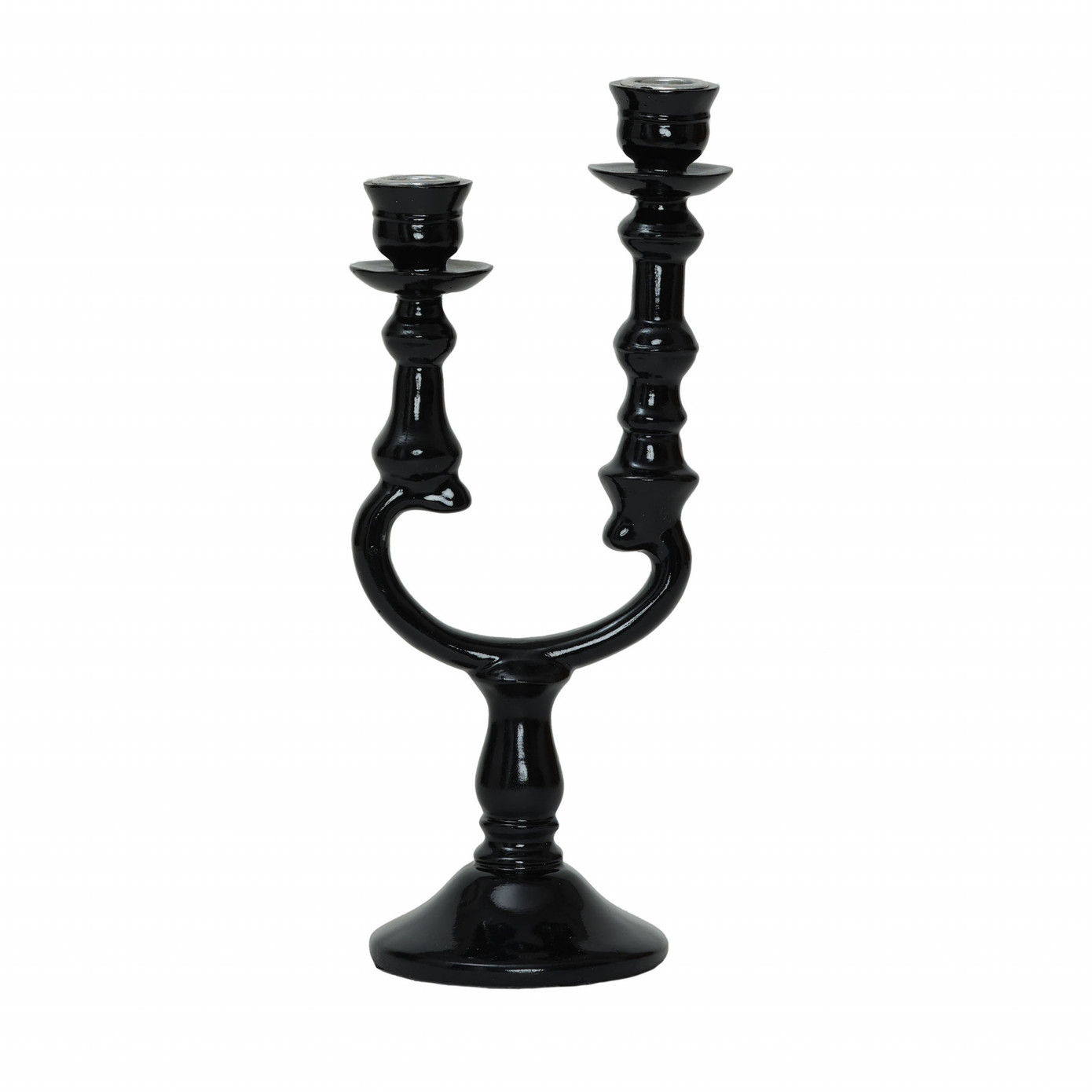 Karaca Home Pop-Art 2-Set Black Candlestick