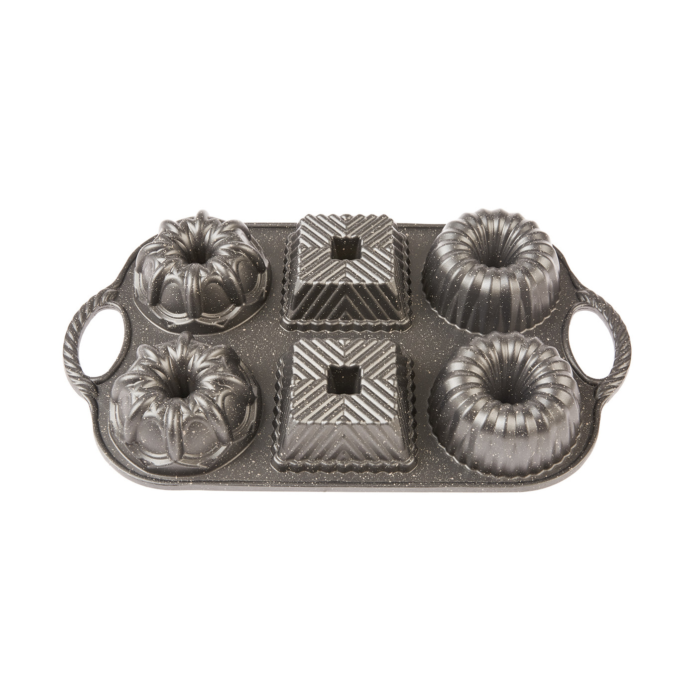 Emsan Griss One Six 6-Piece Casting Cake Mold Gray