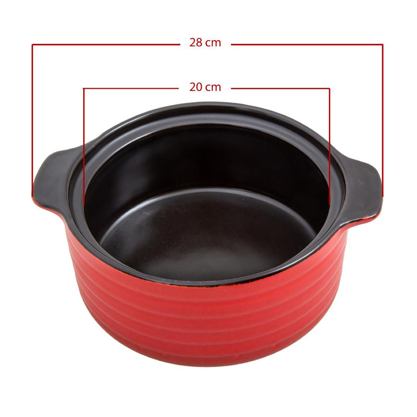 Jumbo Terra Pot Porcelain Cookware 20 Cm