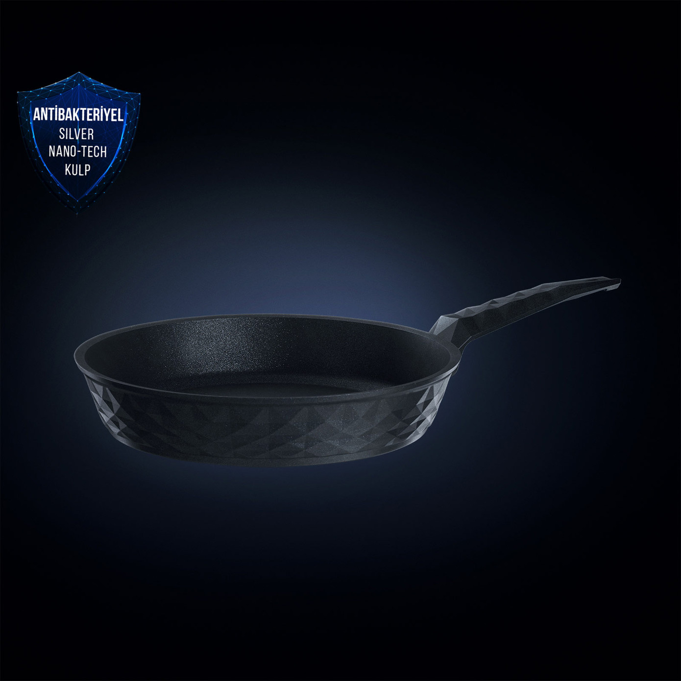 Karaca BioDiamond 30 Cm 3.2 Lt Pan With Antibacterial Handle Induction Base