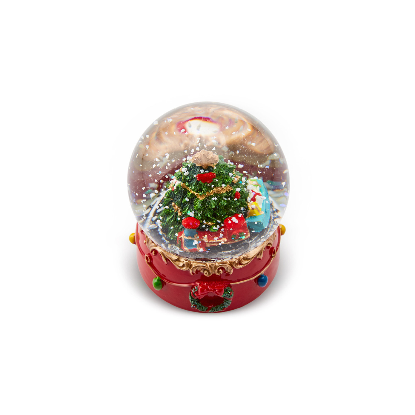 Karaca Home Tree With Train Snow Globe