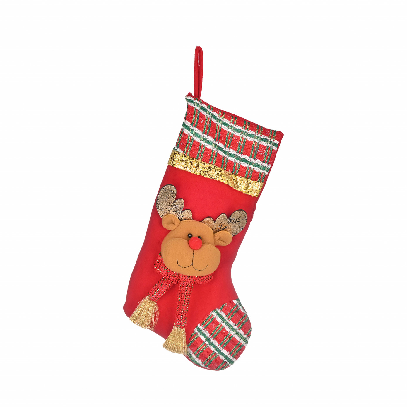 Karaca Home New Year Deer Christmas Gift Socks 47 Cm